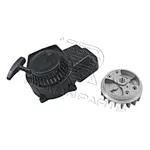 Pull Start Plastic Metal Pawl Type black  FITS/REPL. 47cc 49cc Air Cooled Mini Moto